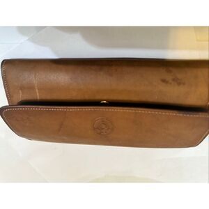 La Garde Crafted By Rolfs Genuine Leather Snap Fold Over Wallet Purse Tan